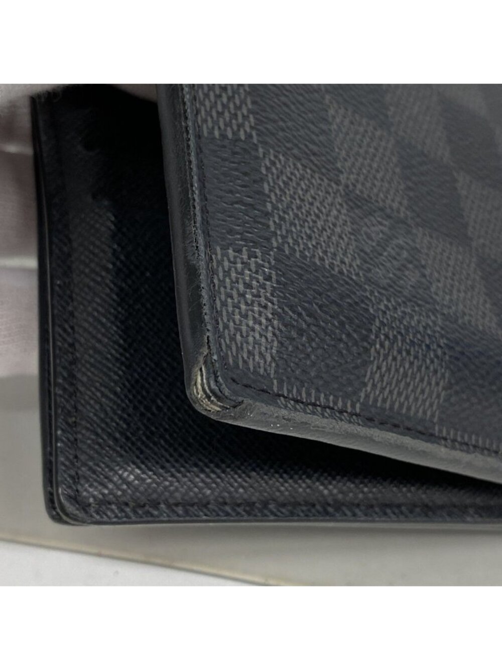 Louis Vuitton Wallet Damier Graphite Portefeuille Amerigo NM Black Gray - Picture 5 of 9